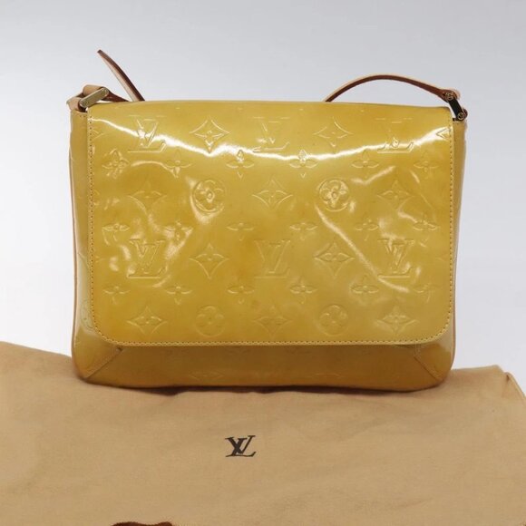 LOUIS VUITTON Monogram Vernis Thompson Street Bag Beige M91301 LV Auth th5733 - Picture 13 of 16